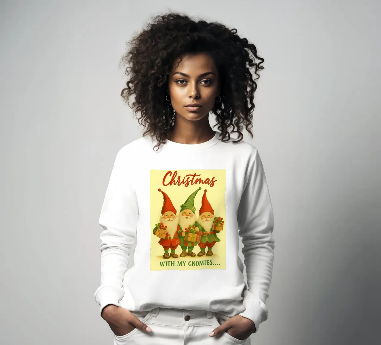 Natale con i miei gnomi felpa da Raffasya Shop