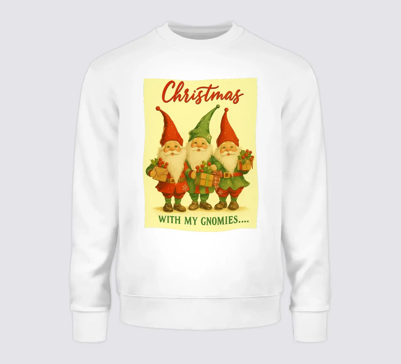 Natale con i miei gnomi felpa da Raffasya Shop
