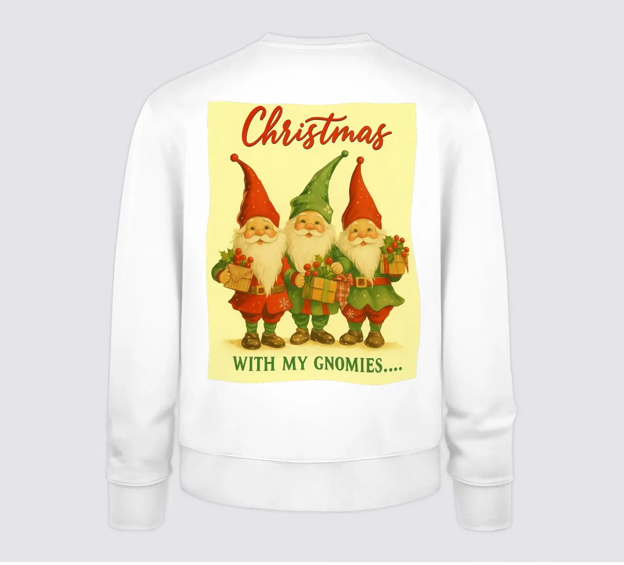 Natale con i miei gnomi felpa da Raffasya Shop