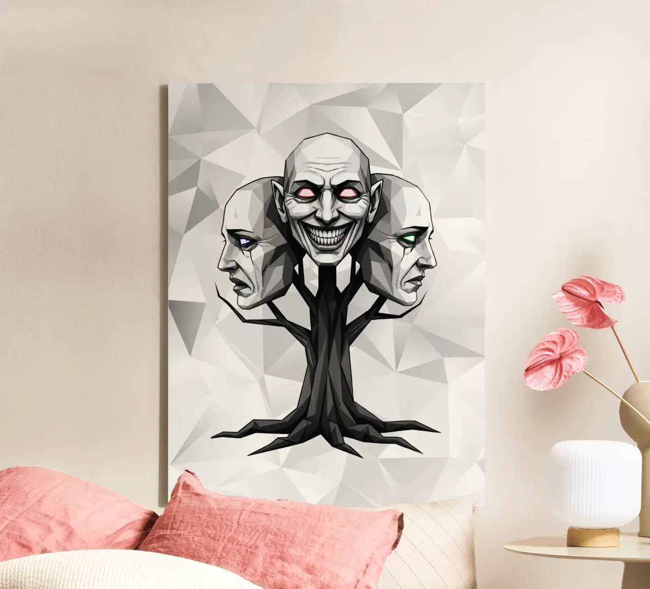 Vignette; Amaryllis canvas by Low Profile