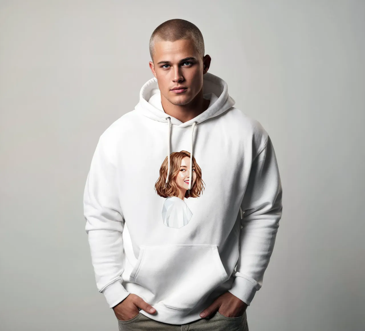 Ragazze asiatiche Generation Low poly felpa con cappuccio da Low Profile
