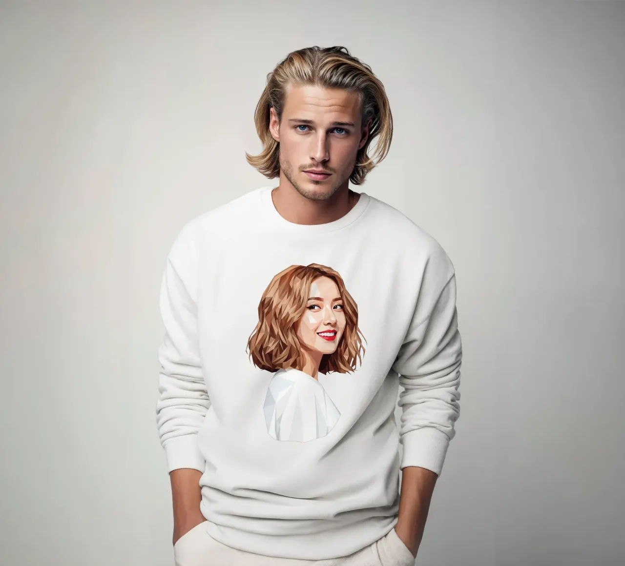 Aziatische meisjesgeneratie Laagpolig sweatshirt van Low Profile