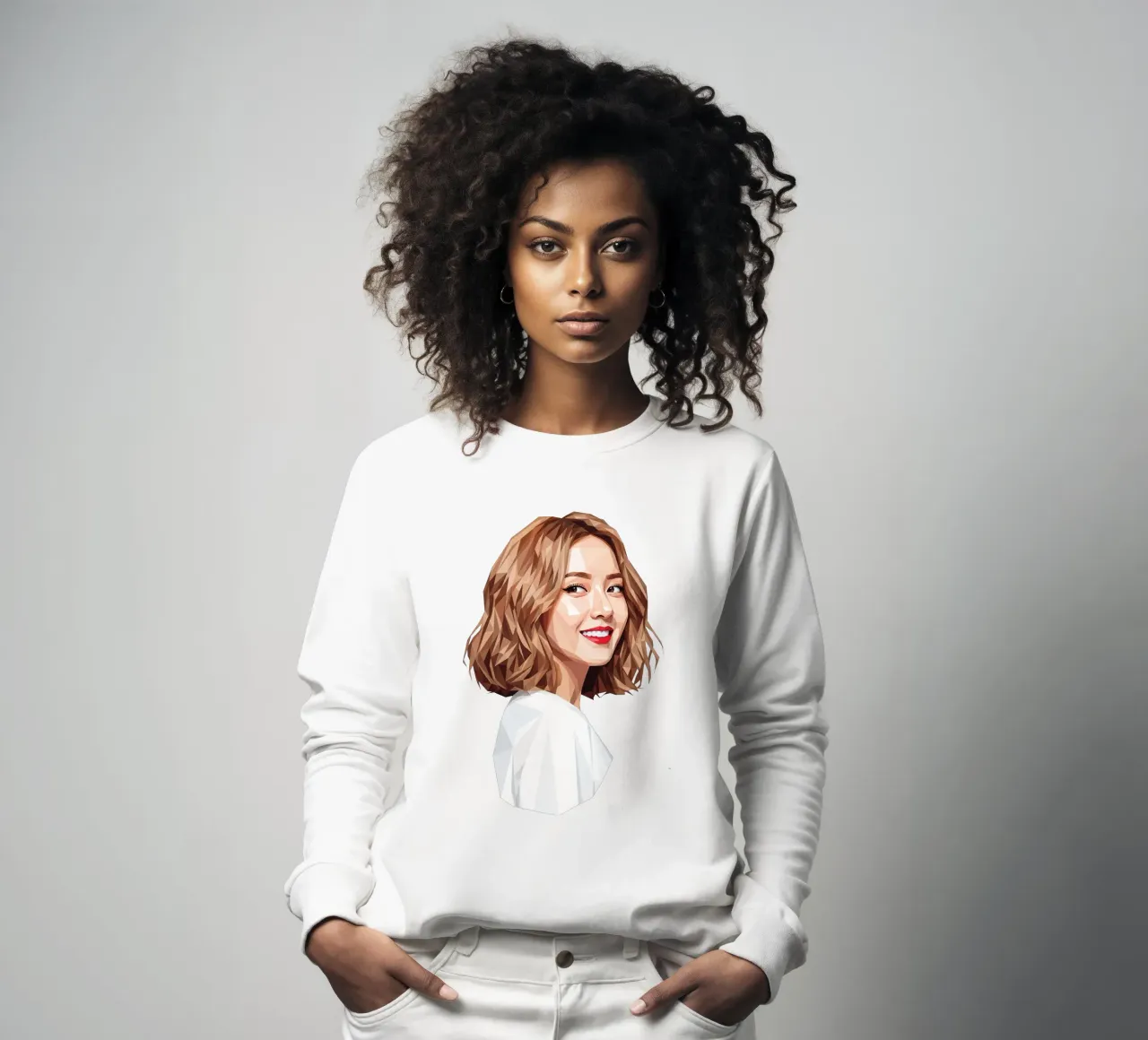 Aziatische meisjesgeneratie Laagpolig sweatshirt van Low Profile