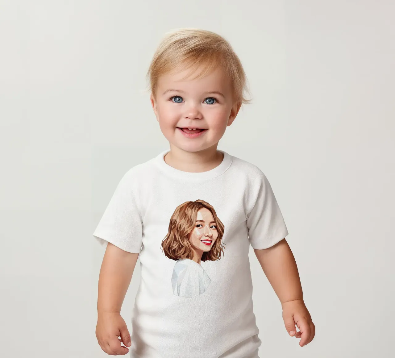 Ragazze asiatiche Generation Low poly maglietta neonato da Low Profile