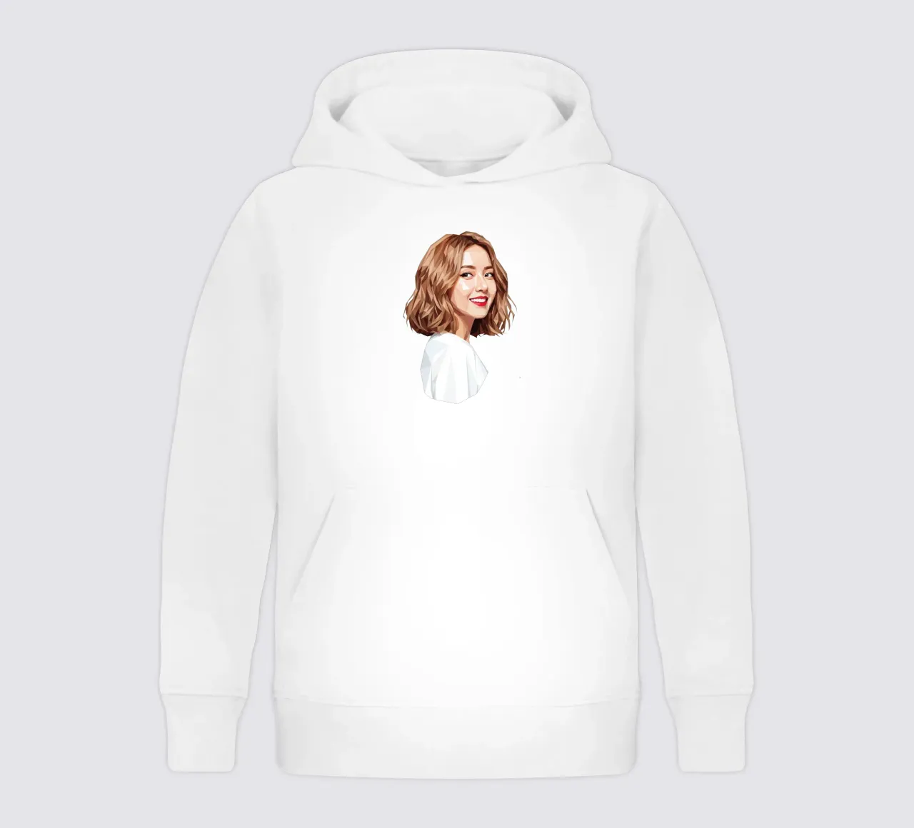 Ragazze asiatiche Generation Low poly felpa bambino con cappuccio da Low Profile