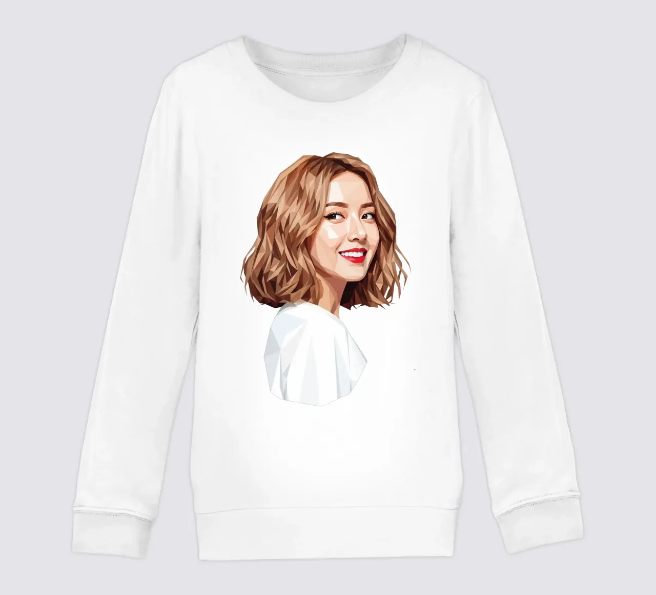 Ragazze asiatiche Generation Low poly felpa bambino da Low Profile