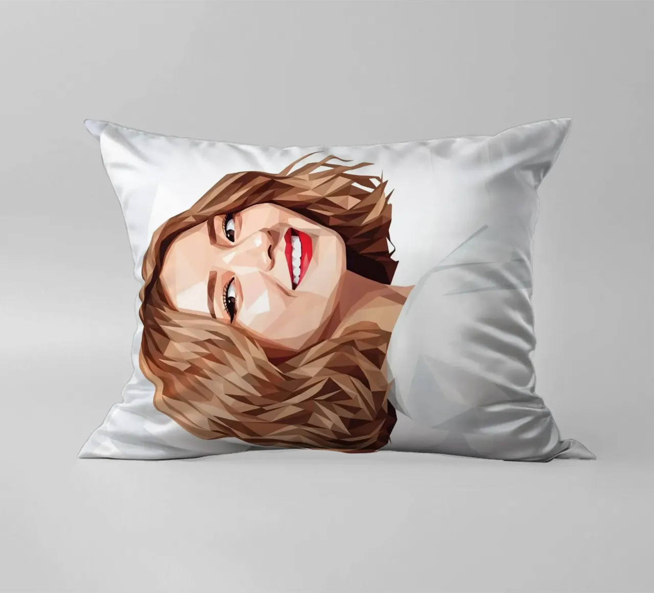 Ragazze asiatiche Generation Low poly cuscino da Low Profile