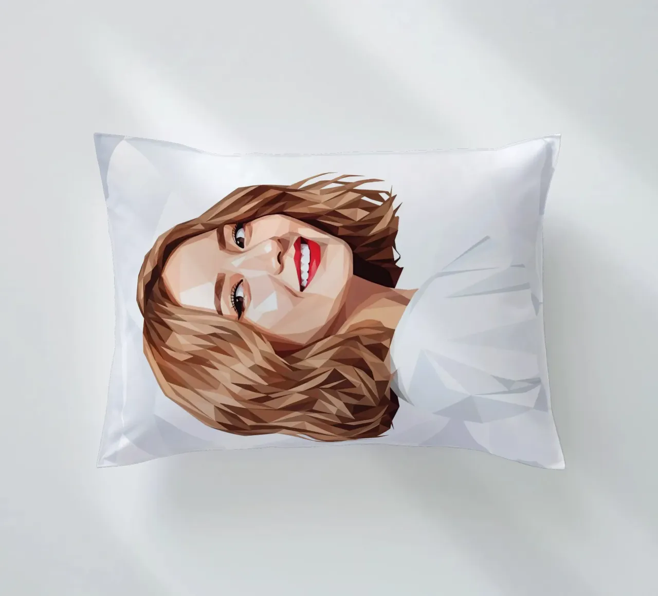 Ragazze asiatiche Generation Low poly cuscino da Low Profile