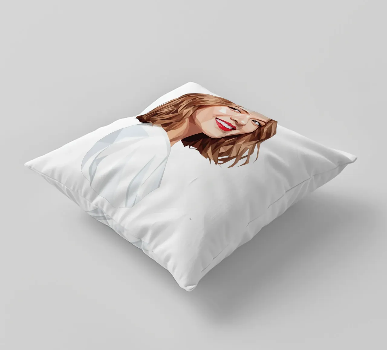 Ragazze asiatiche Generation Low poly cuscino da Low Profile