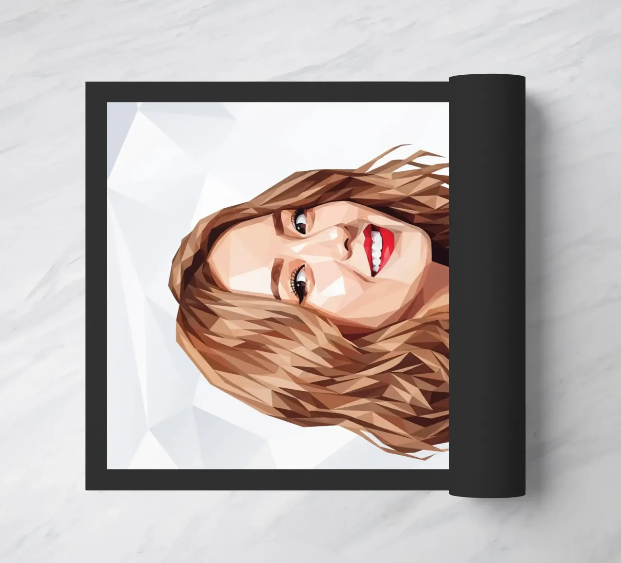 Ragazze asiatiche Generation Low poly zerbino da Low Profile