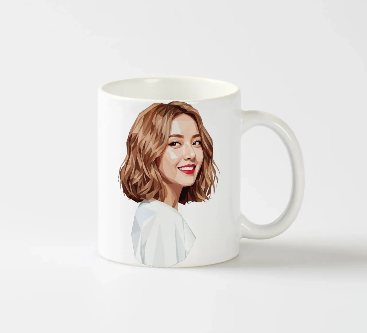 Ragazze asiatiche Generation Low poly tazza in ceramica da Low Profile