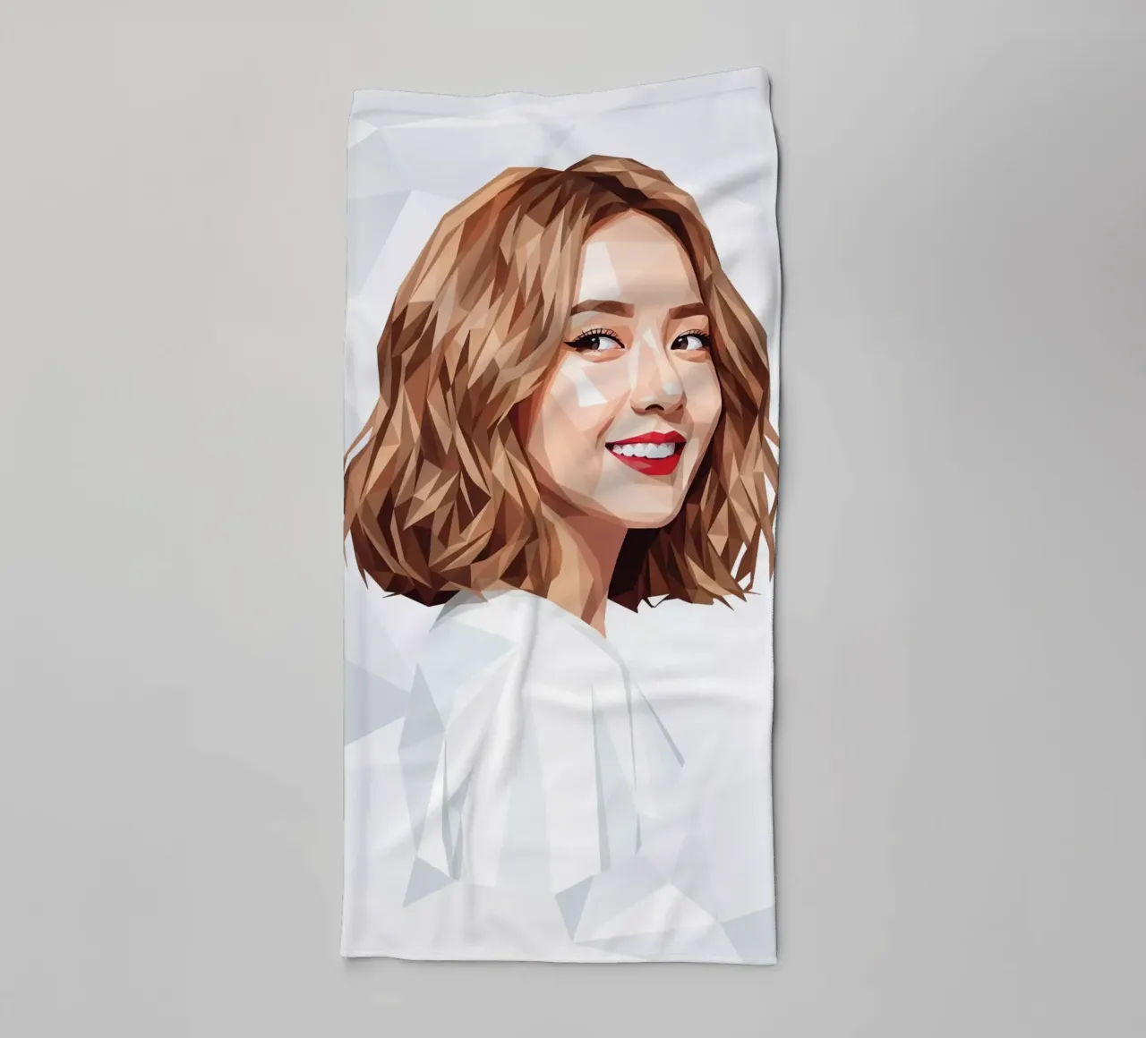 Ragazze asiatiche Generation Low poly asciugamano da bagno da Low Profile