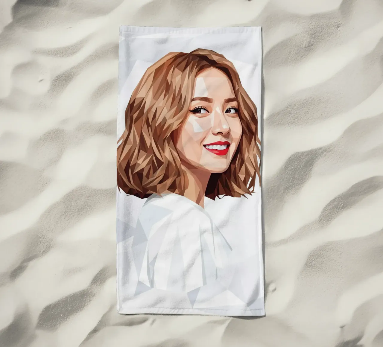Ragazze asiatiche Generation Low poly telo mare da Low Profile