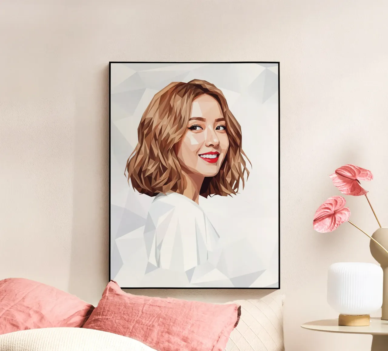 Ragazze asiatiche Generation Low poly plexiglass da Low Profile