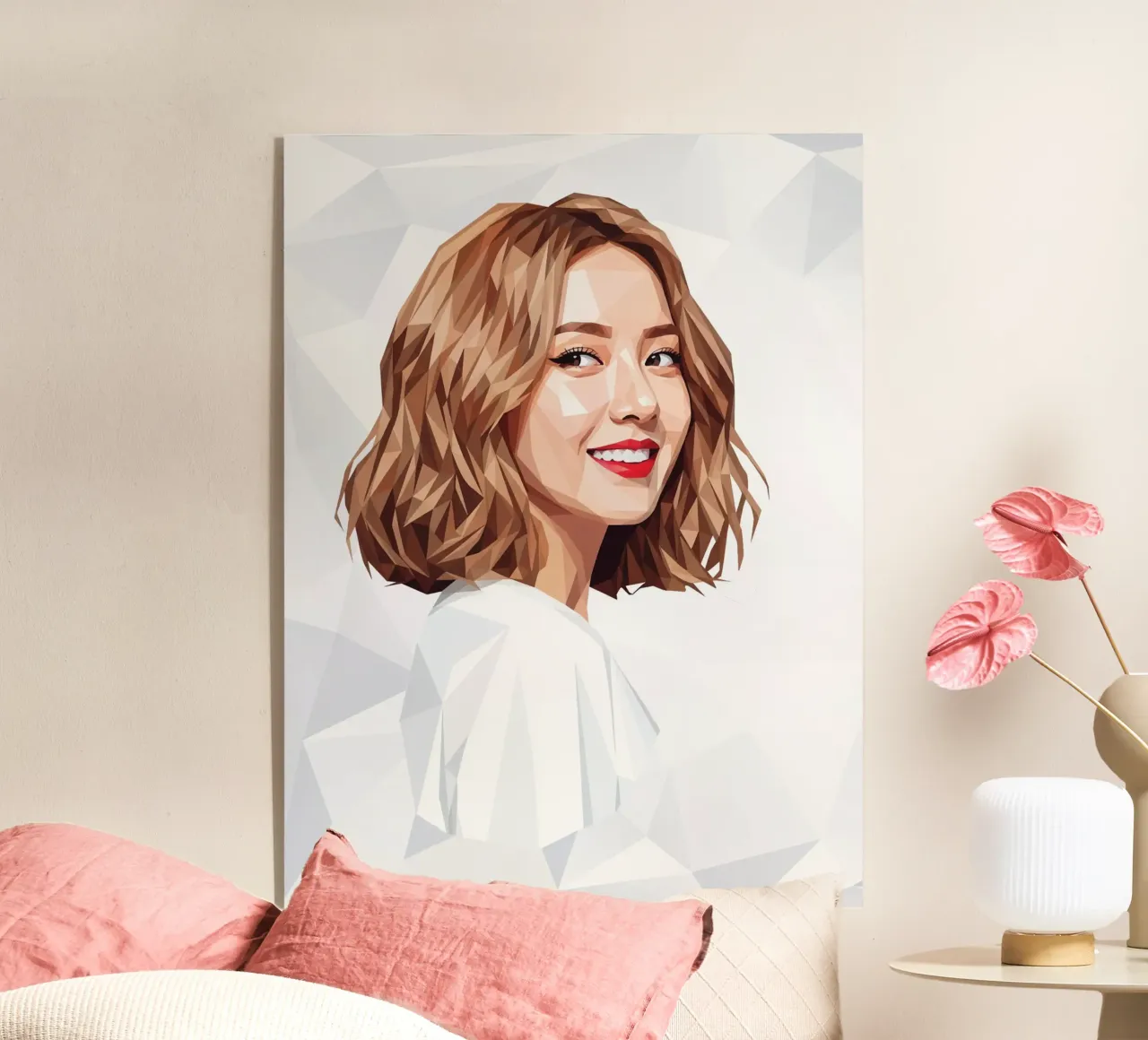 Ragazze asiatiche Generation Low poly plexiglass da Low Profile