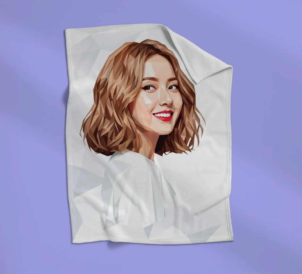 Ragazze asiatiche Generation Low poly coperta in pile da Low Profile