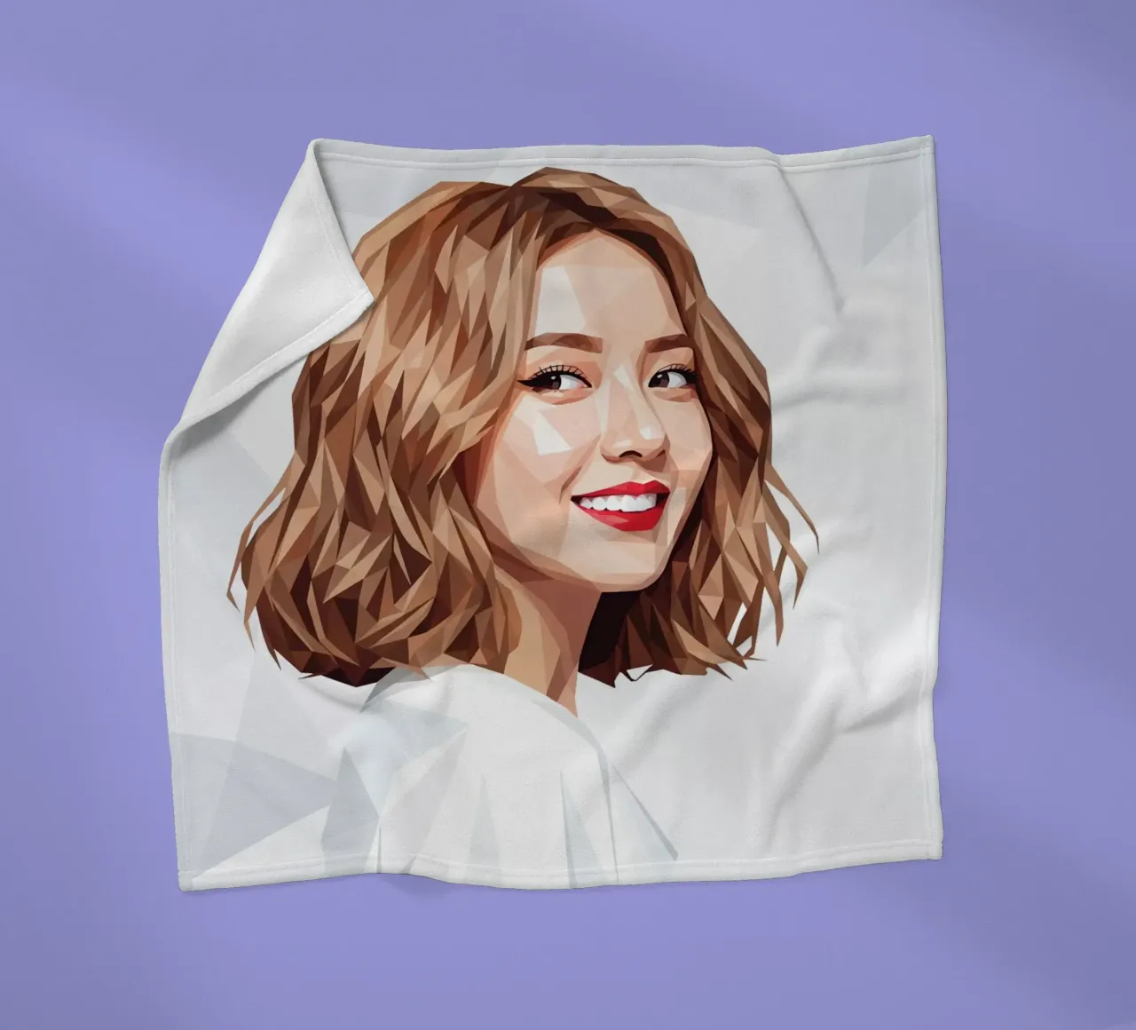 Ragazze asiatiche Generation Low poly coperta in pile da Low Profile