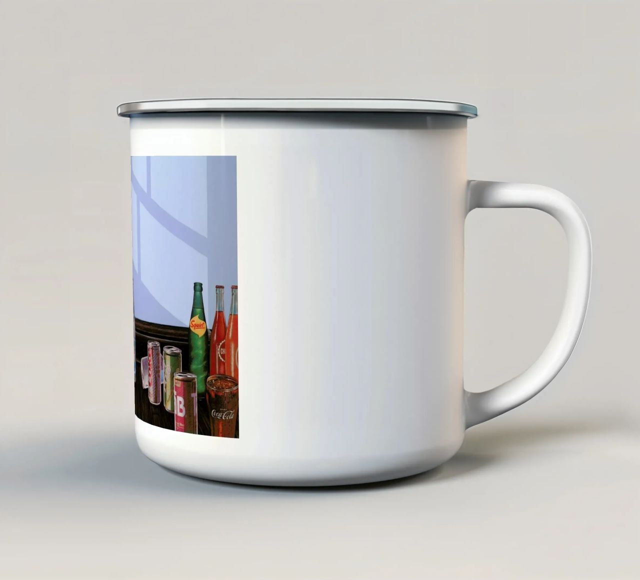 pop tazza in smalto da Doug Smock