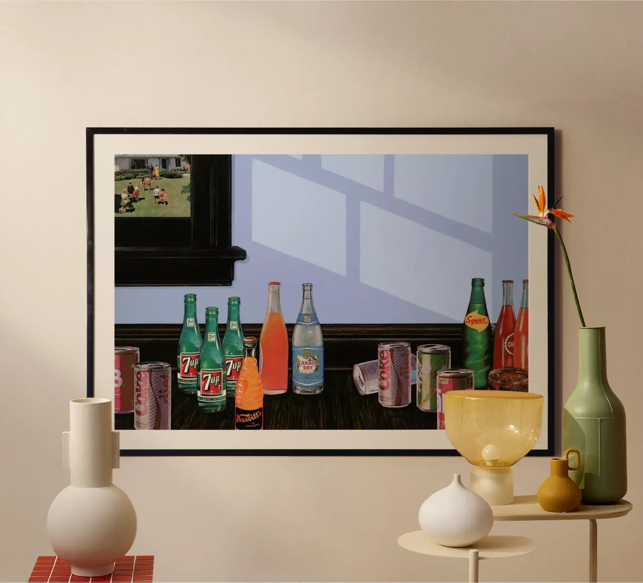 pop poster con telaio in legno da Doug Smock