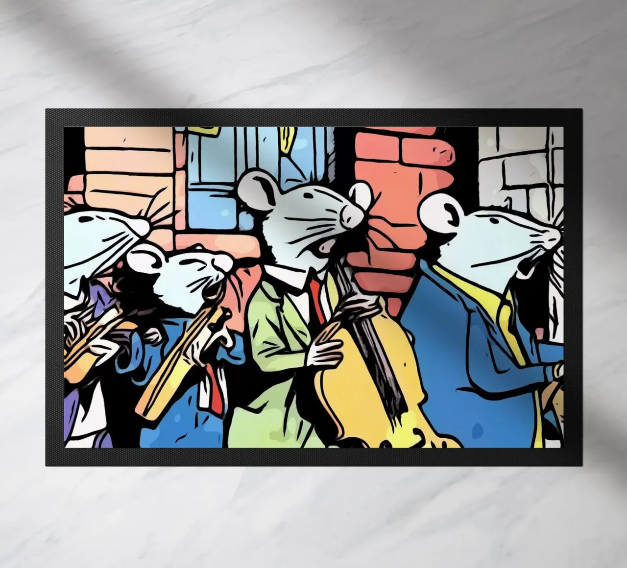 Animali Pop Art #9 zerbino da ZAMART - PopArt