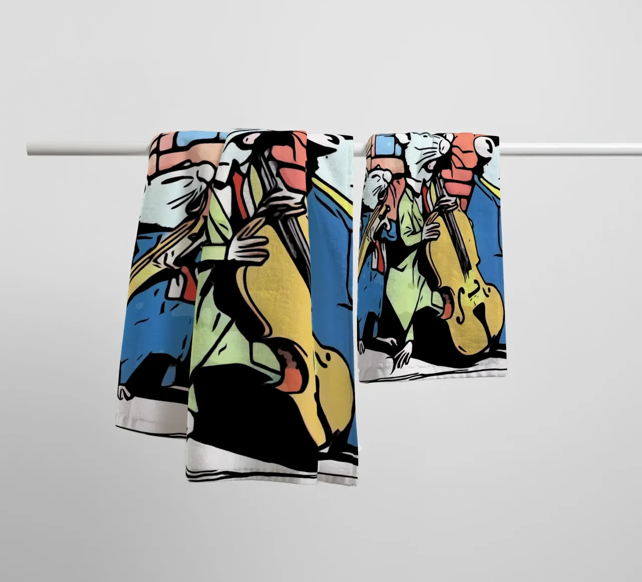 Animali Pop Art #9 asciugamano da bagno da ZAMART - PopArt
