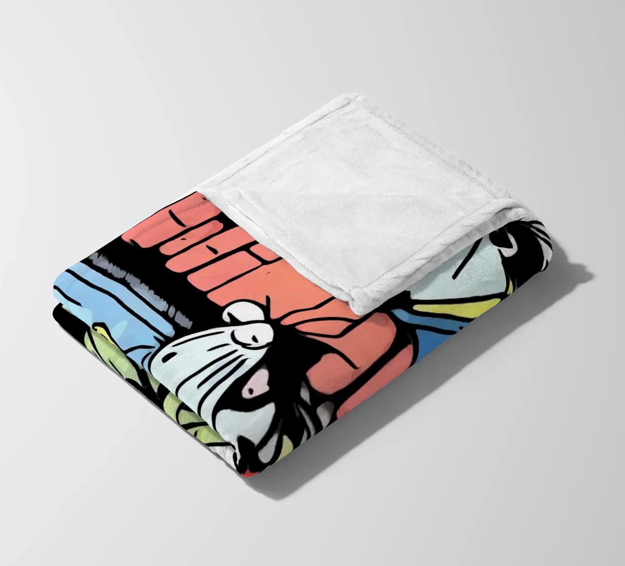 Animali Pop Art #9 coperta in pile da ZAMART - PopArt