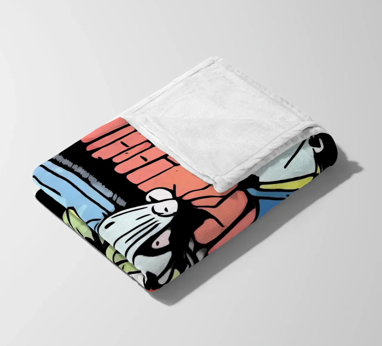 Animali Pop Art #9 coperta in pile da ZAMART - PopArt