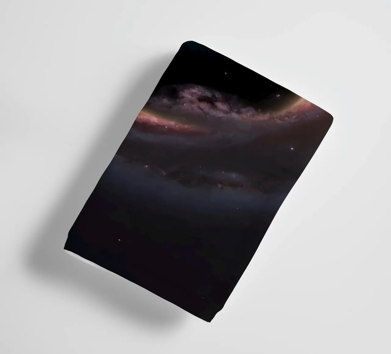 Black hole with accretion disk and star towel by DesignDoodle