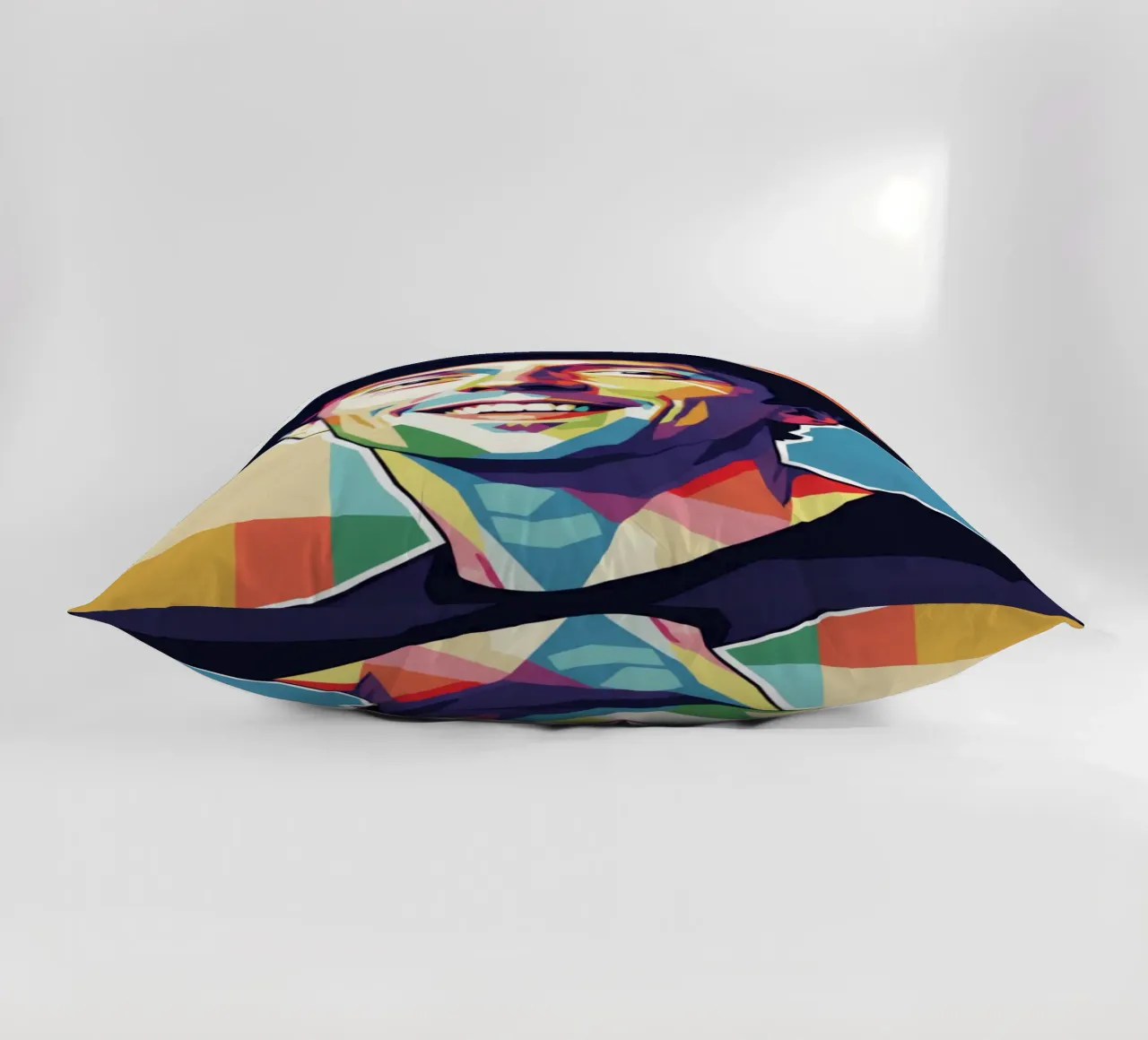 Ritratto pop art di Jason Mraz cuscino da Hantamrata