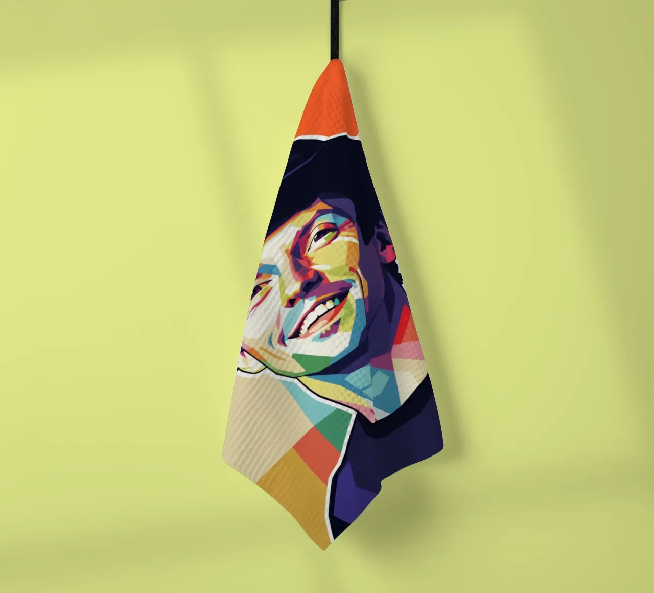 Ritratto pop art di Jason Mraz canovaccio da cucina da Hantamrata