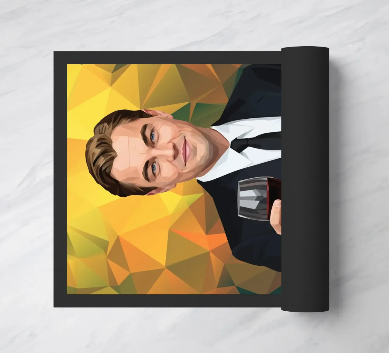 Leonardo dicaprio Lowpoly zerbino da Low Profile