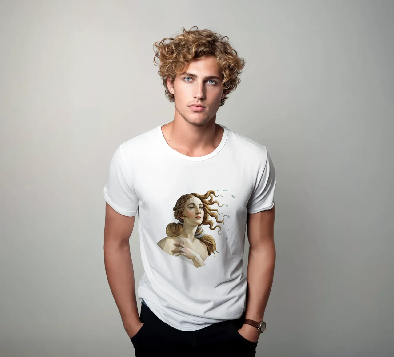 Venus getta i capelli Lowpoly t-shirt da Low Profile