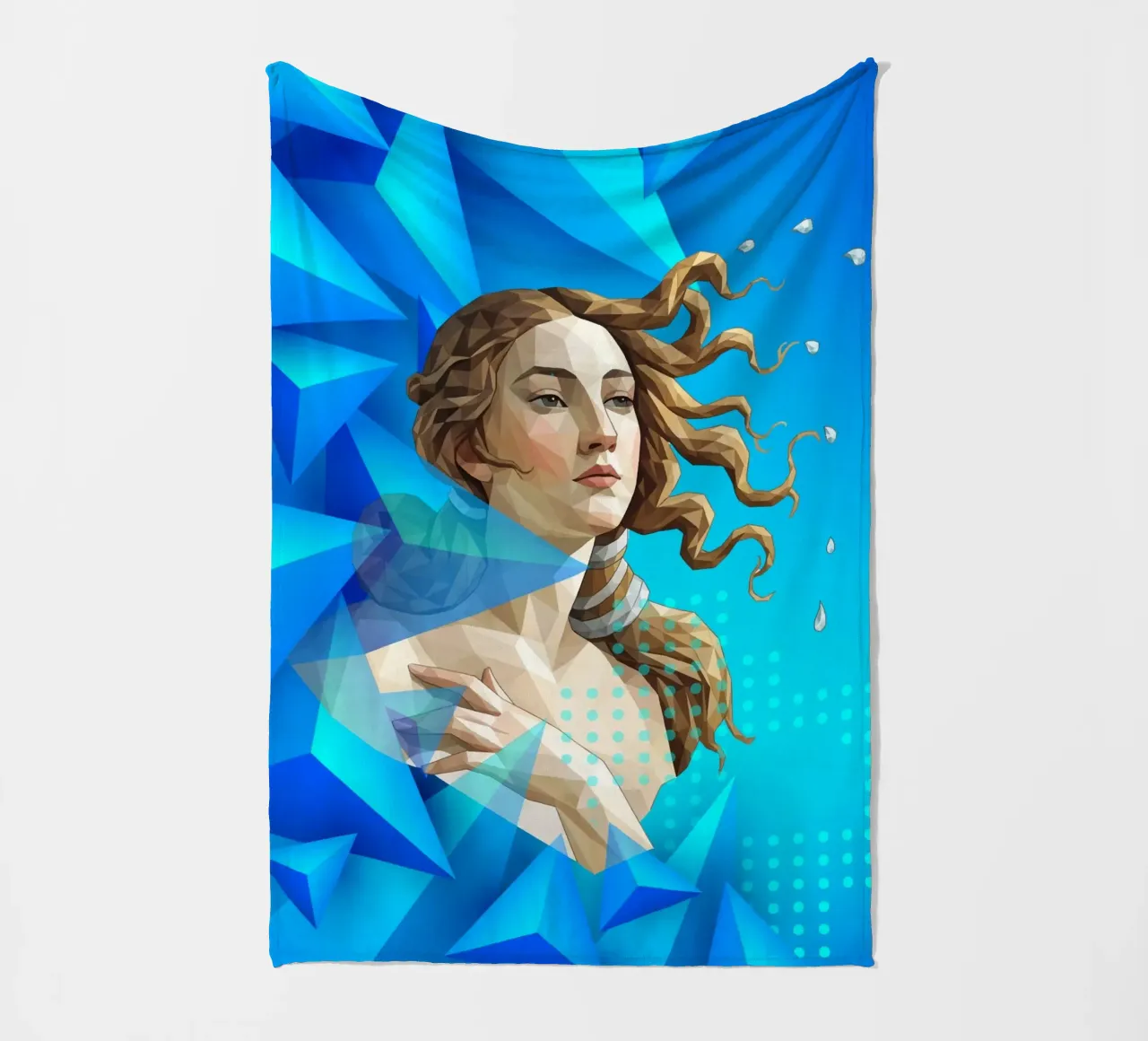 Venus getta i capelli Lowpoly coperta in pile da Low Profile