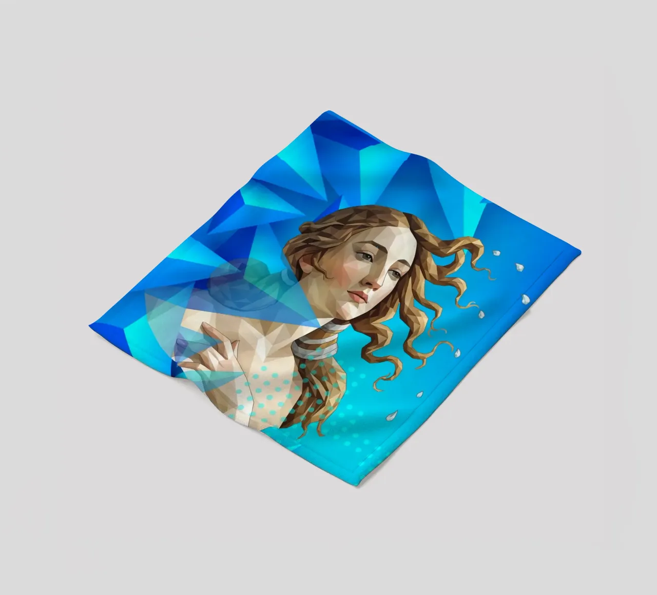 Venus getta i capelli Lowpoly coperta in pile da Low Profile