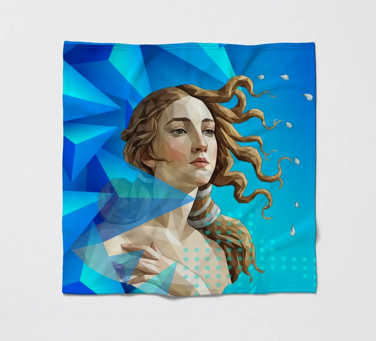 Venus getta i capelli Lowpoly coperta in pile da Low Profile