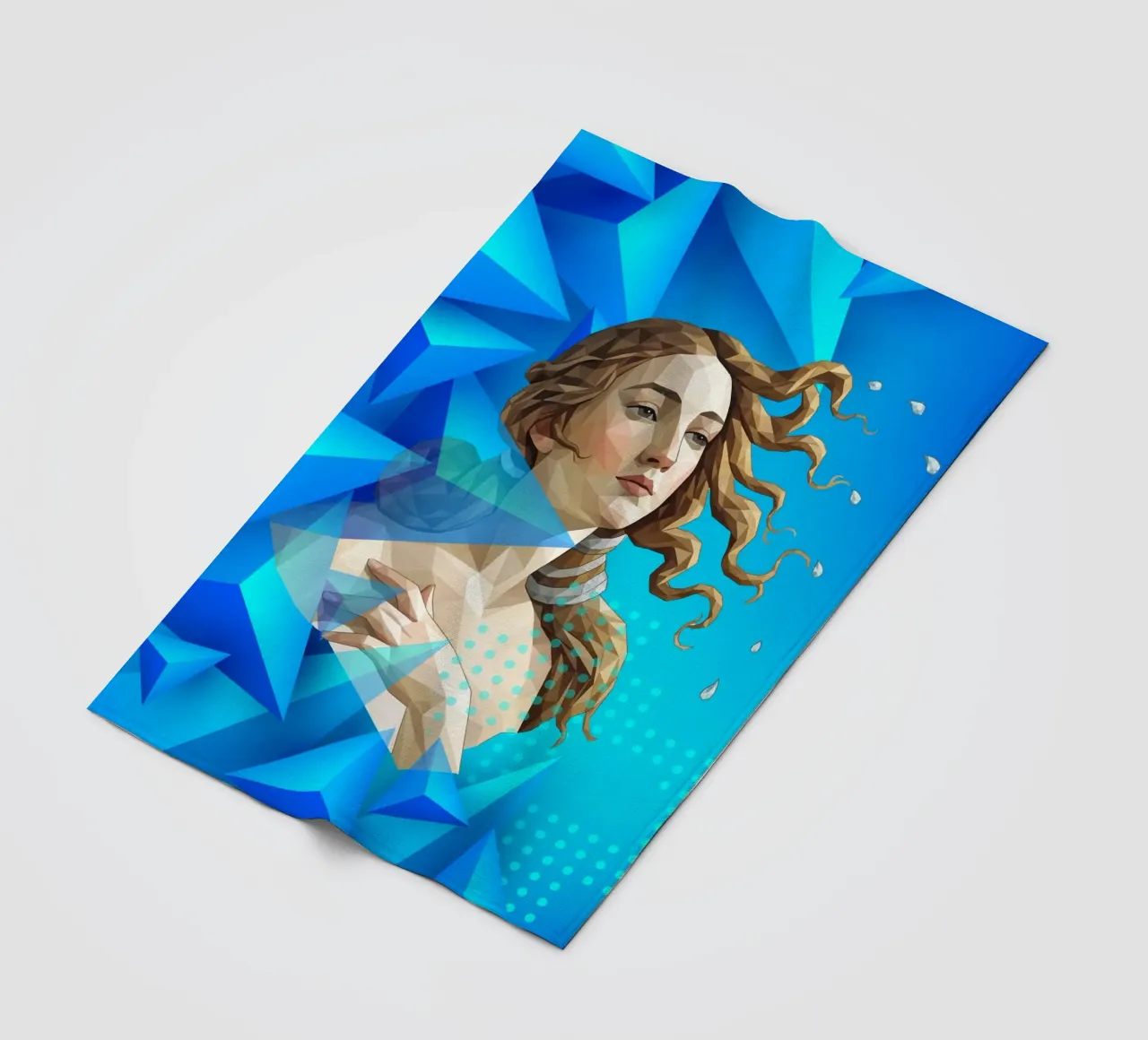 Venus getta i capelli Lowpoly coperta in pile da Low Profile
