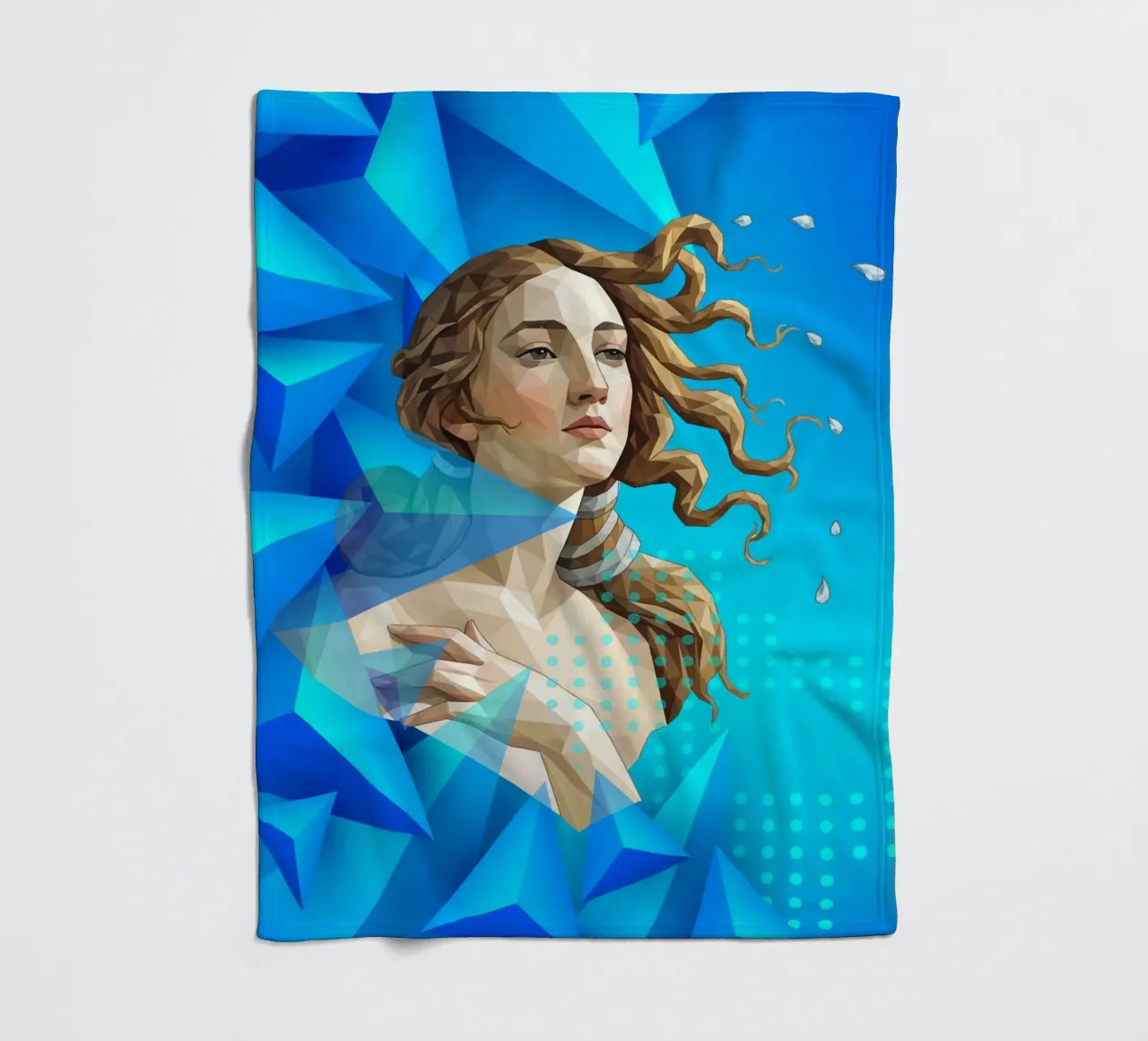 Venus getta i capelli Lowpoly coperta in pile da Low Profile