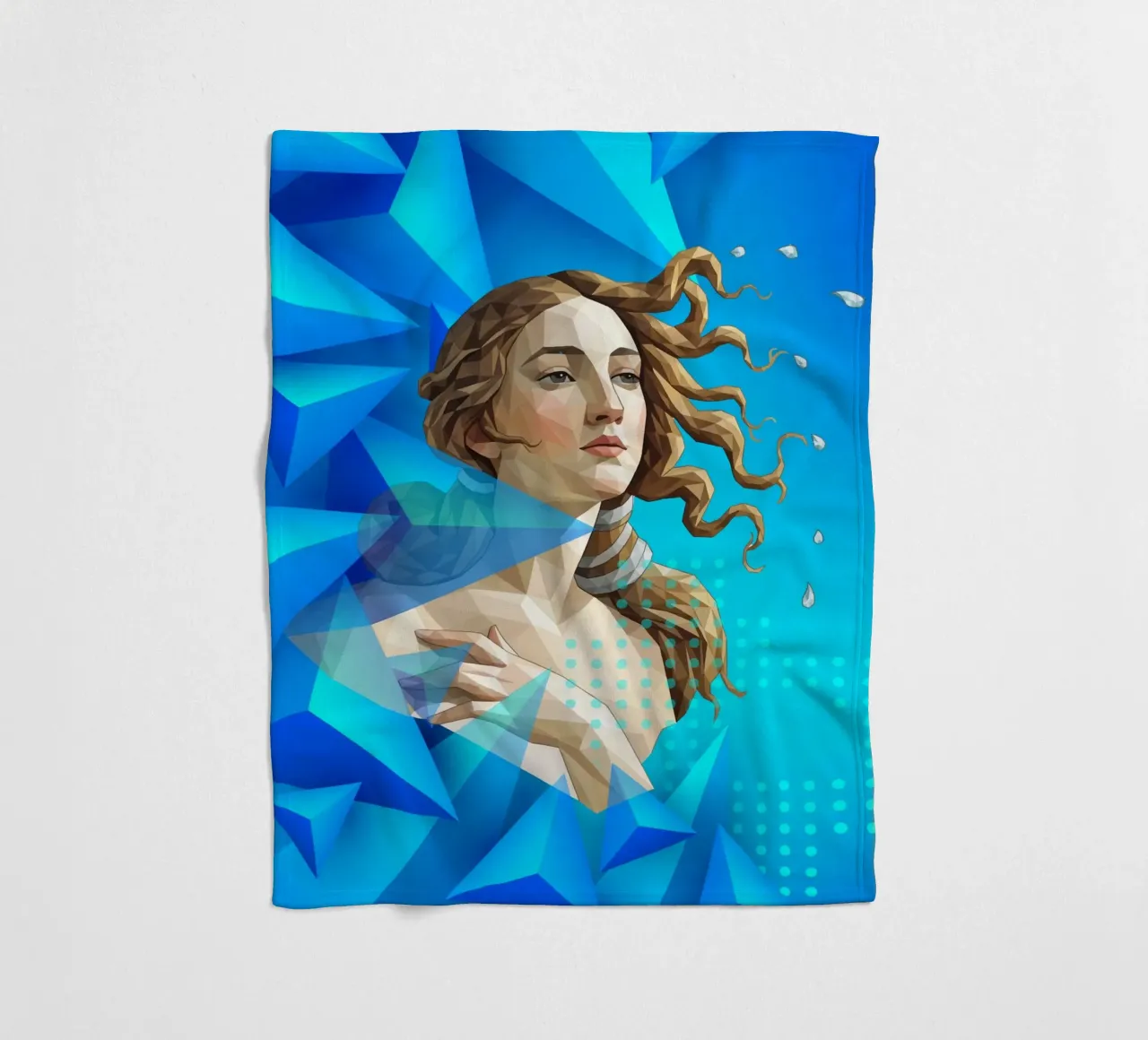 Venus getta i capelli Lowpoly coperta in pile da Low Profile
