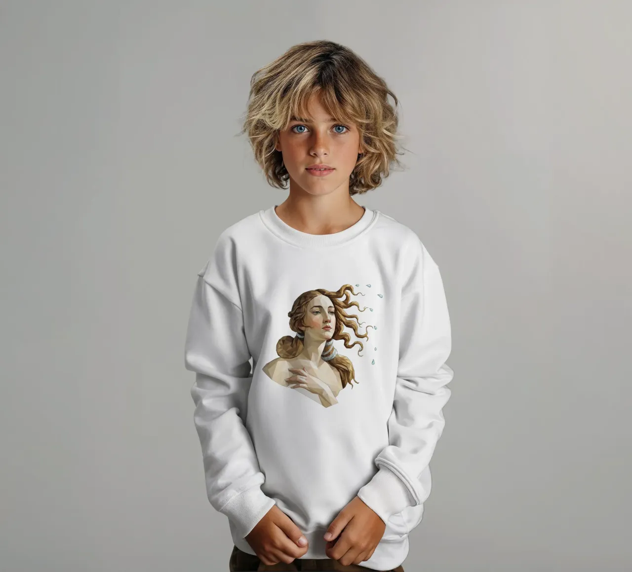 Venus getta i capelli Lowpoly felpa bambino da Low Profile