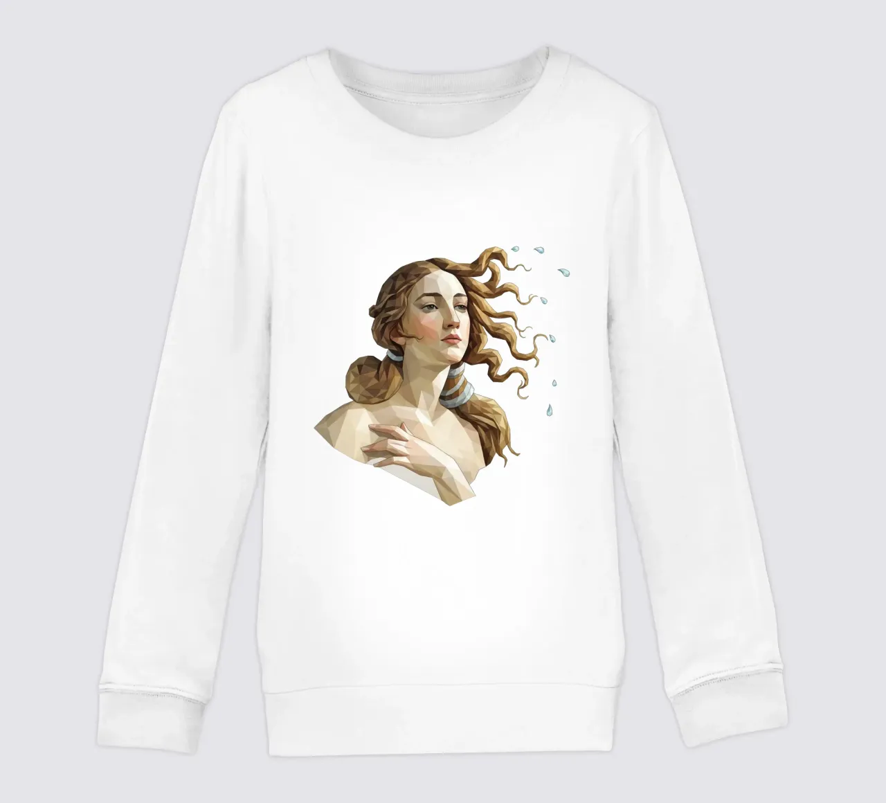 Venus getta i capelli Lowpoly felpa bambino da Low Profile