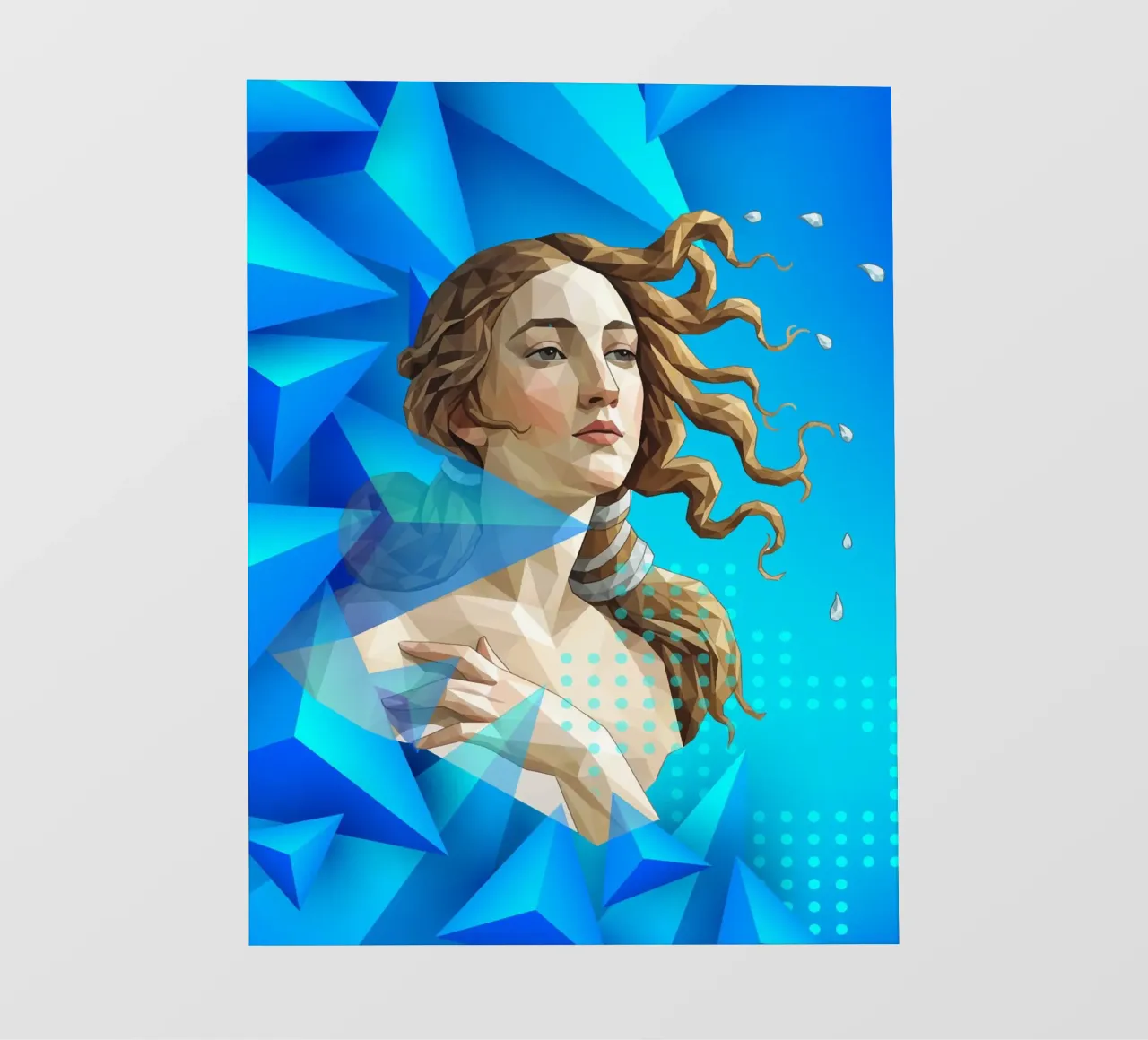 Venus getta i capelli Lowpoly pellicola backlit da Low Profile