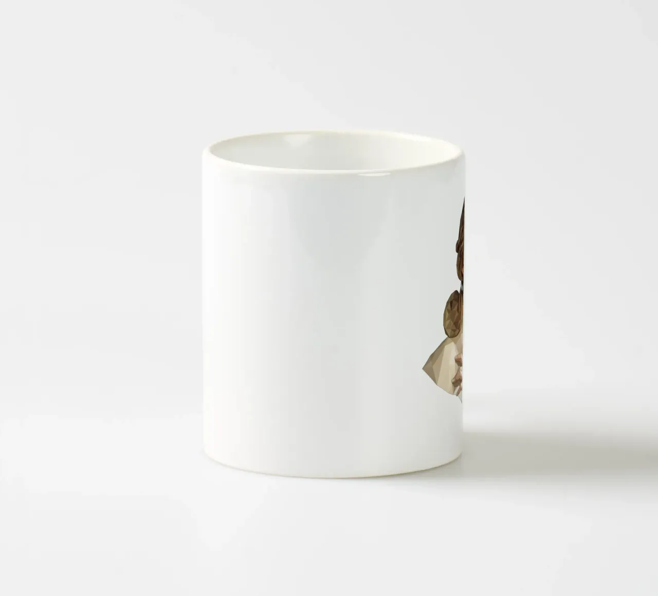 Venus getta i capelli Lowpoly tazza in ceramica da Low Profile