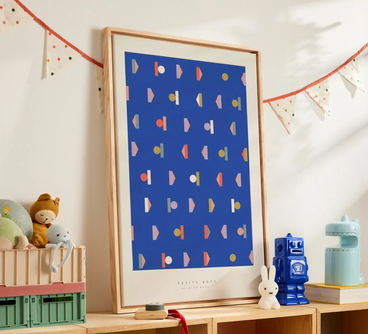 Àlex Roda - Petite Dots tela con Cornice a cassetta da The Artcircle