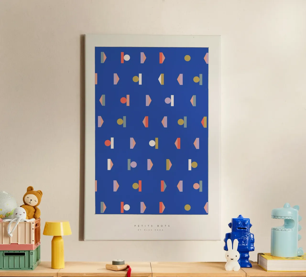 Àlex Roda - Petite Dots tela con Cornice a cassetta da The Artcircle