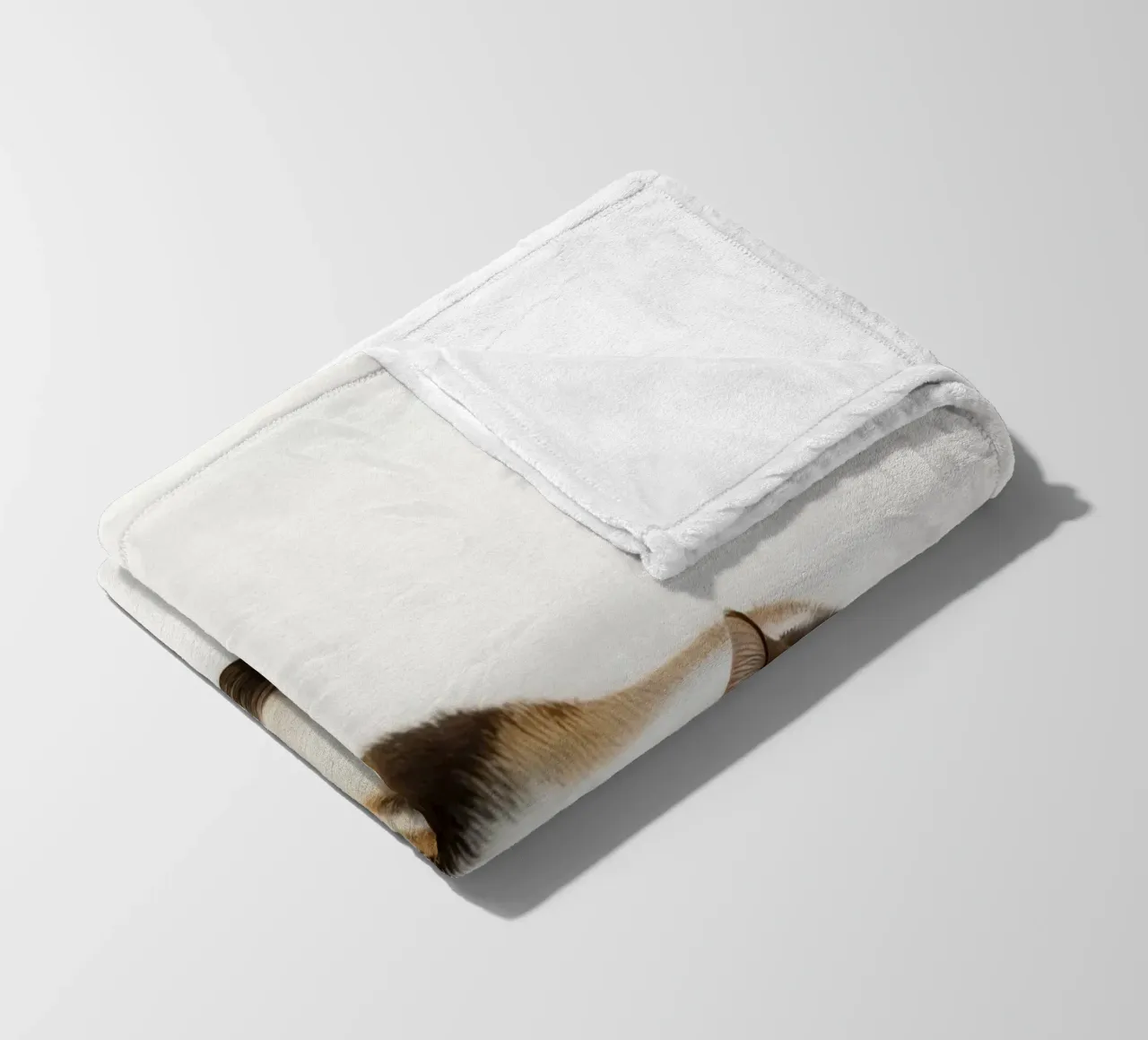 Gatto calico che dorme coperta in pile da DesignDoodle