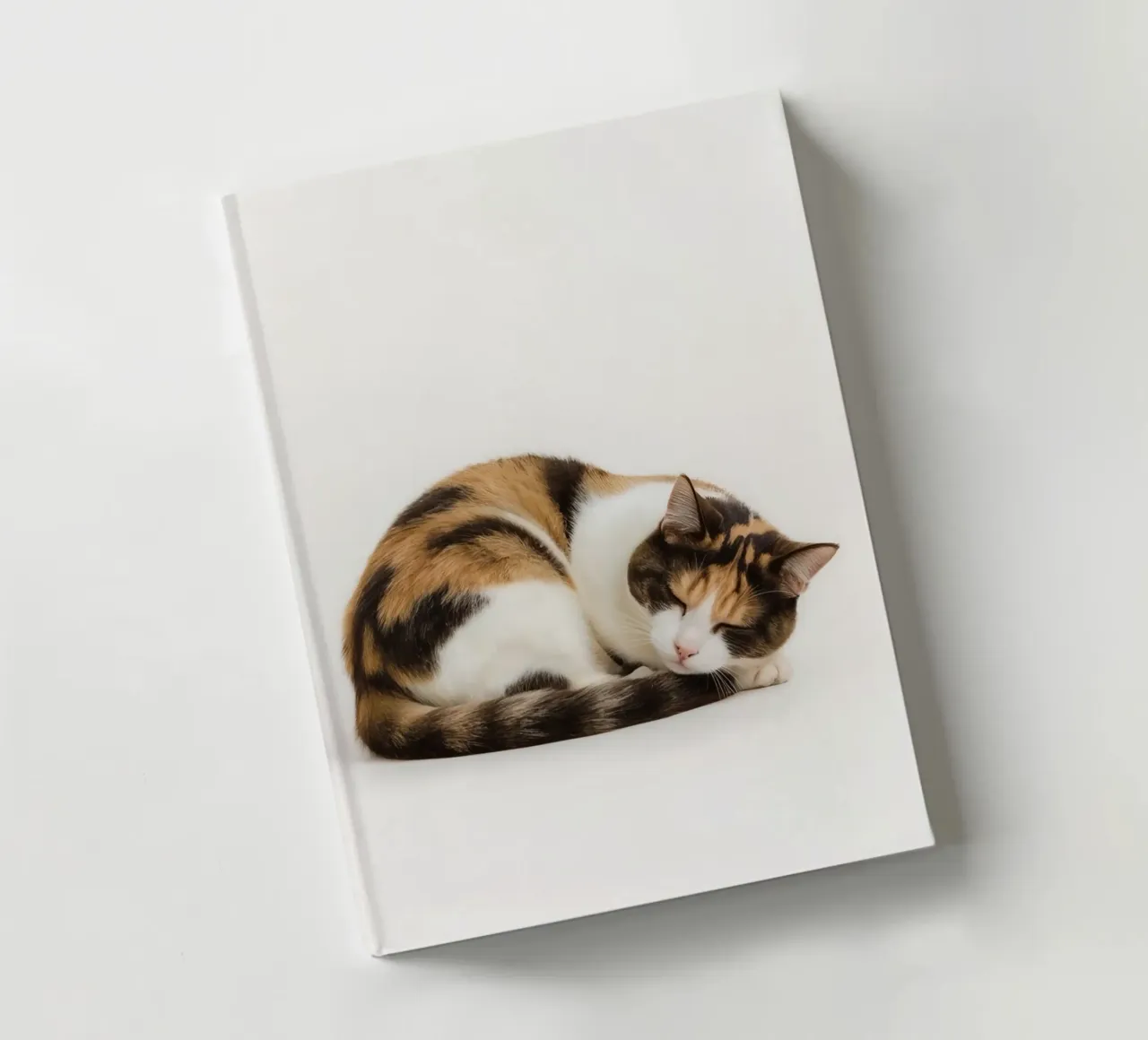 Gatto calico che dorme diario da DesignDoodle