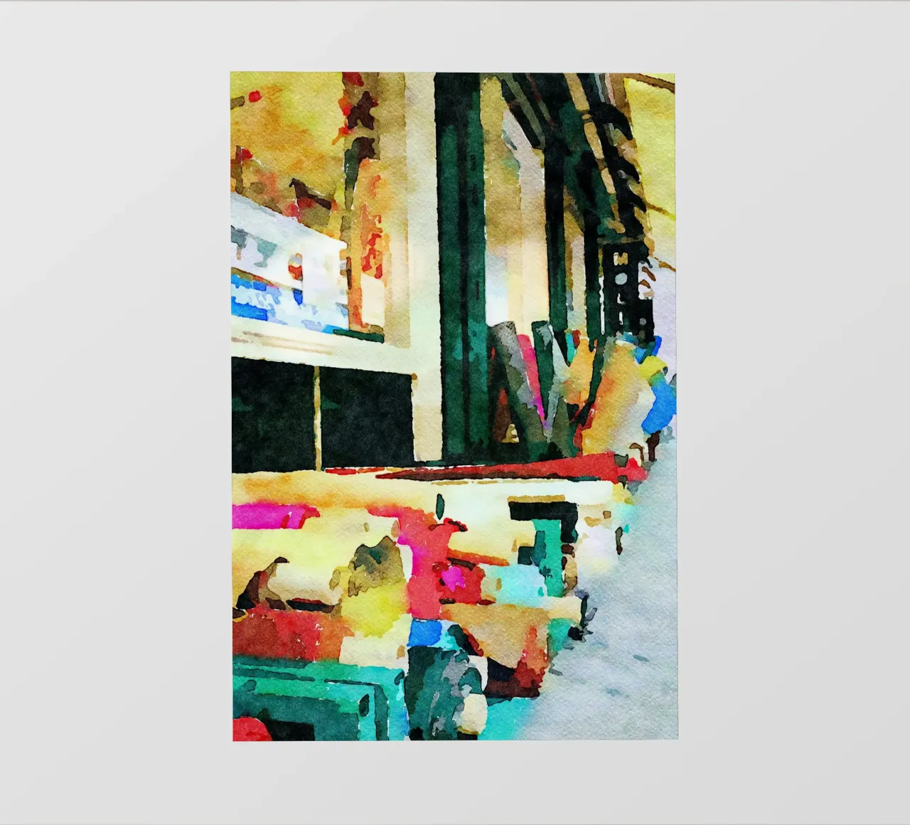 A Parigi telo in pvc da Massimo Frascogna