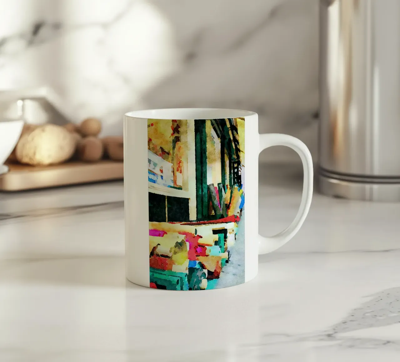 A Parigi tazza in ceramica da Massimo Frascogna