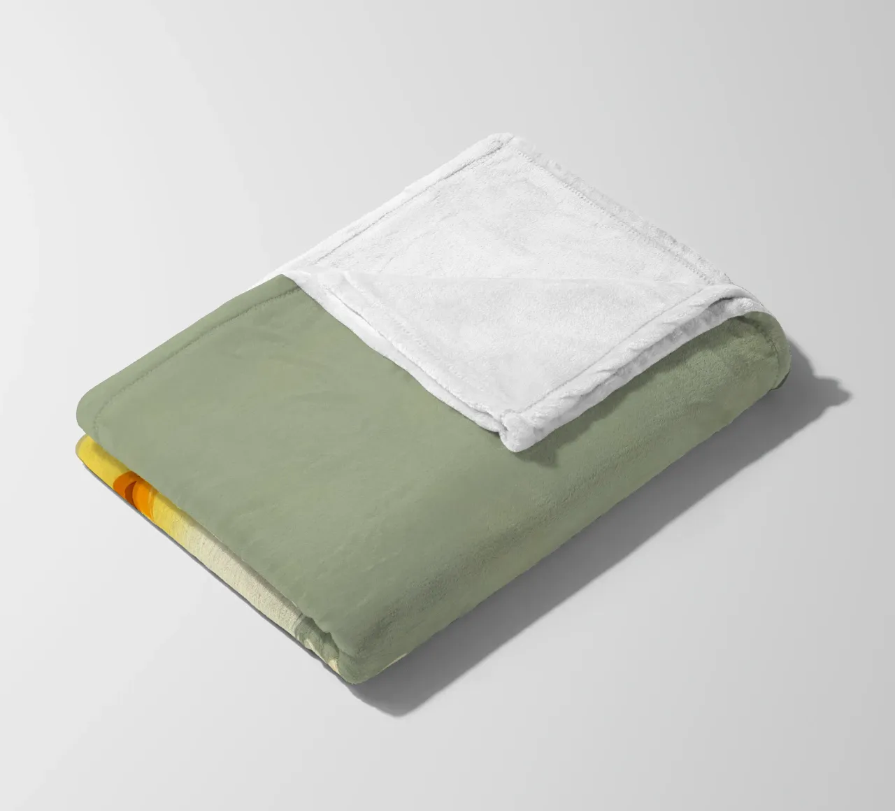 Simpatico pulcino felice con fiore coperta in pile da DesignDoodle
