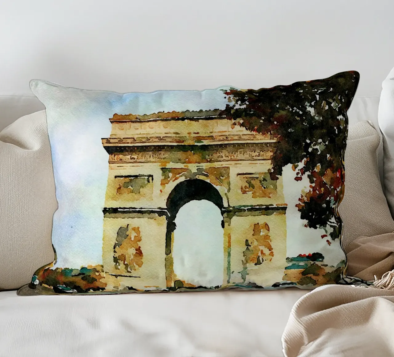 A Parigi cuscino da Massimo Frascogna
